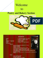 Welcome To: Pastry and Bakery Section