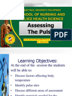 Students Notes On Assesing Pulse
