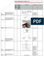 Weld Inspection Checklist