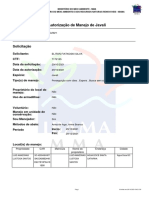 Autorização de Manejo de Javali