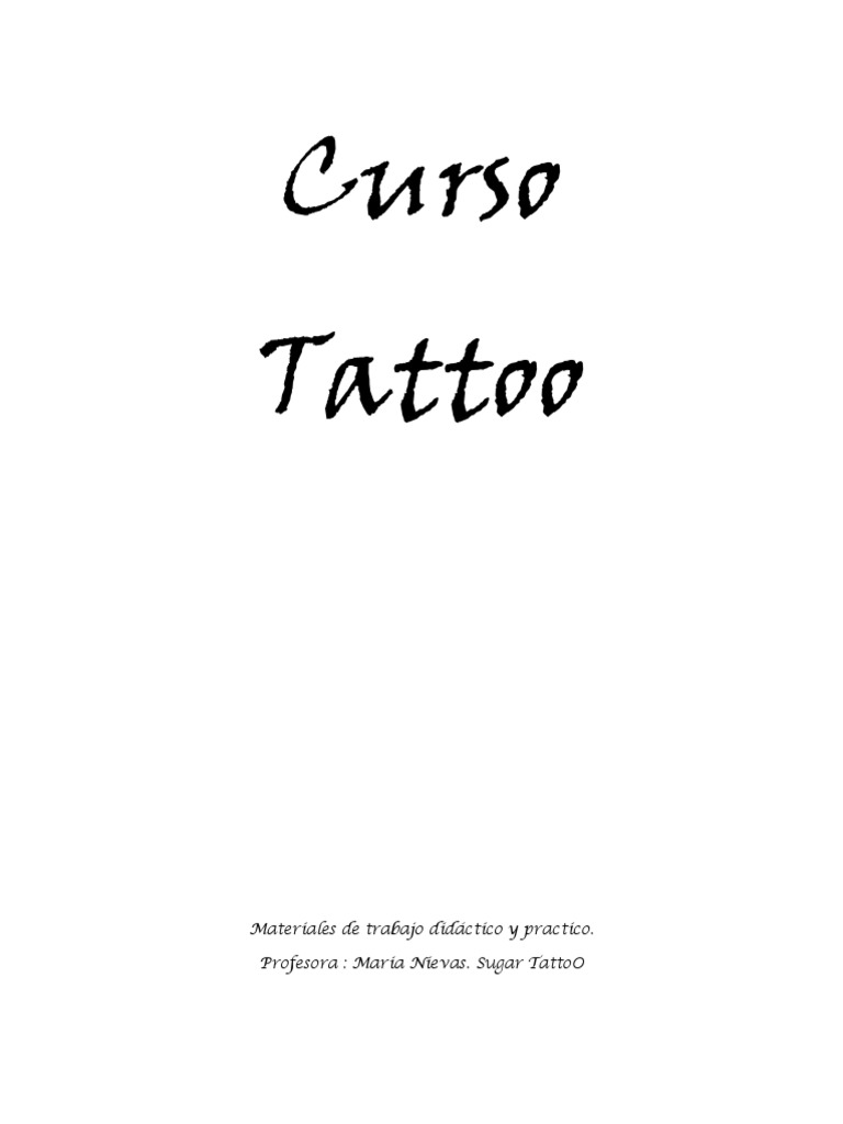 Curso de Tattoo | PDF | Tatuaje
