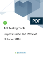 API Testing Tools Buyer's Guide and Reviews October 2019
