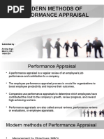 Modern Methods of Performance Appraisal by Anshul Arya