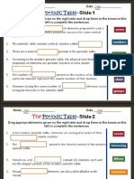 The Periodic Table Interactive Activities