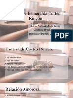 Caso de Esmeralda Cortés Rincón. VRD