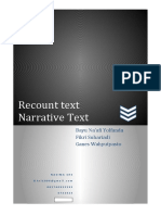 Recount Text Narrative Text: Bayu Na'afi Yolfanda Fikri Suhariadi Ganes Wahyutyasto