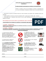 2 - Área Administrativa e Produtiva - Instrução de Segurança Do Trabalho - Instruções em Caso de Abandono de Emergência