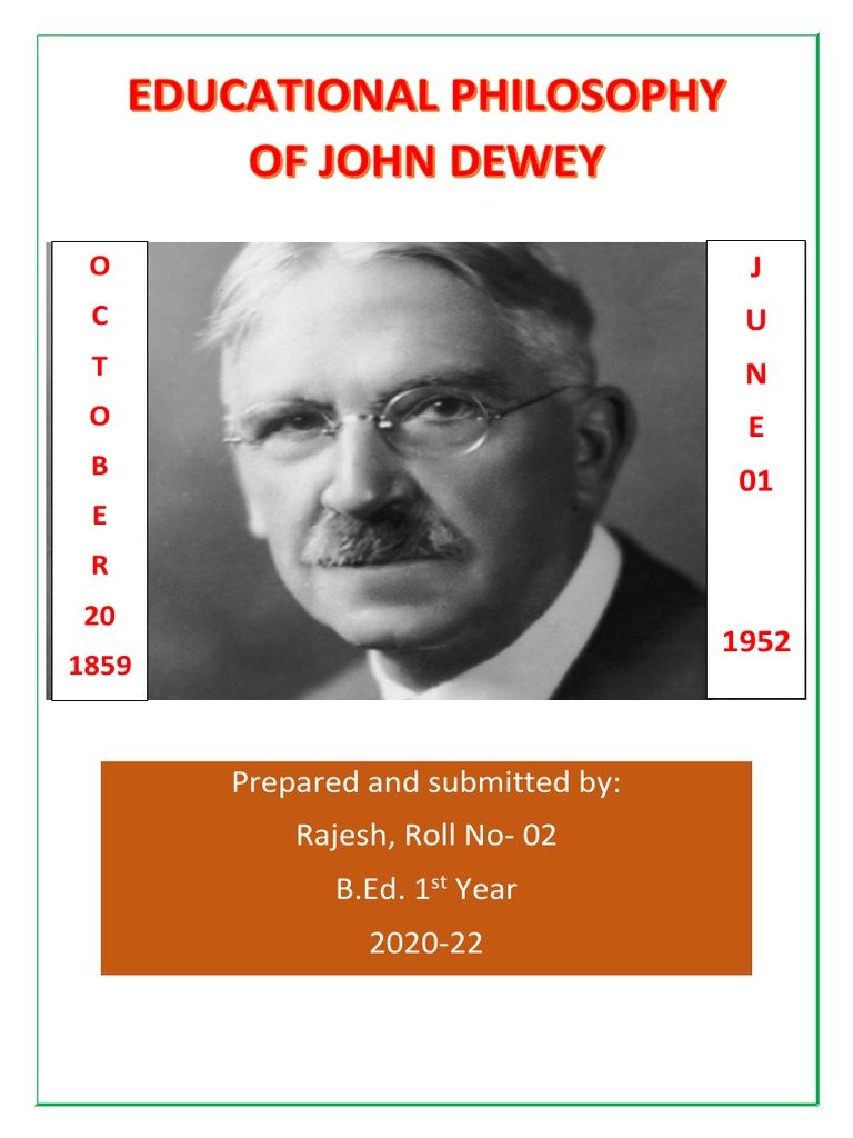 John Dewey's Educational Philosophy | PDF | John Dewey | Critical Thinking