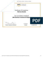 AWS Businnes_Professional Certificate