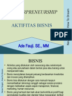 Aktifitas Bisnis