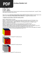 Panduan Lengkap Bermain Rubik 3x3 | PDF