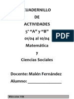 CUADERNILLO Matemática y Sociales 1 - 2 Al 10 - 02