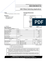 2SA1248/2SC3116: 160V/700mA Switching Applications