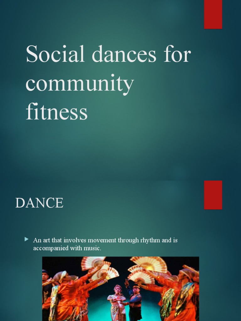 Social Dances For Community Fitness PDF Dances Waltzes