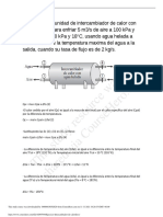 Ejercicio Intercambiador de Calor