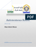Autonomous Robot: Mays Saleem Mousa