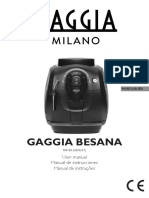 Gaggia Besana User Manual