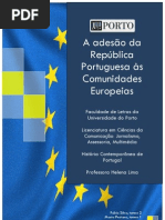 A adesão da República Portuguesa às Comunidades Europeias