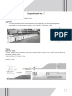 Experiment No. 7: Department of Civil Engineering