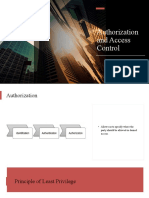Authorization and Access Control