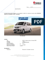 Cotizador Changan Grand Van Turismo 1.5L MT