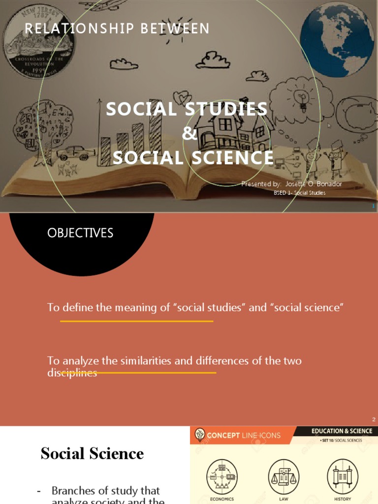 STUDY GUIDERelationship Between Social Studies and Social Science