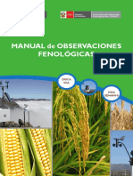 MANUAL de OBSERVACIONES FENOLÓGICAS