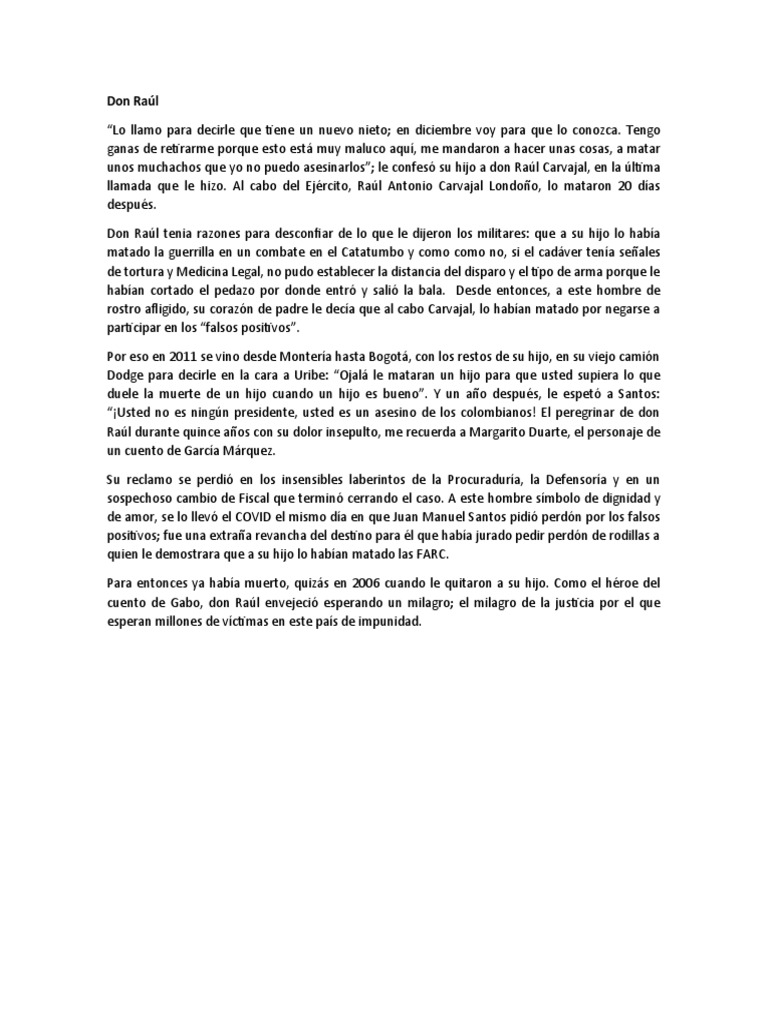 Don Raúl | PDF