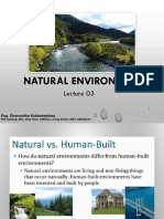 Natural Environment: Eng. Dhanushka Kobbekaduwa
