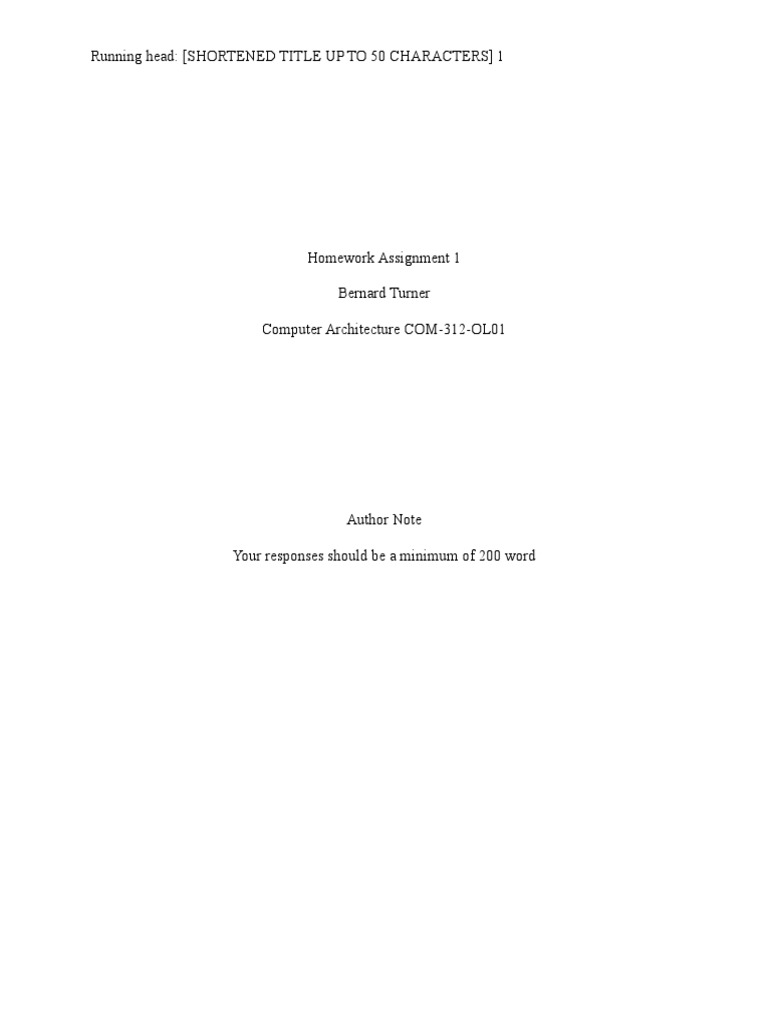 Computer Architecture Homework Guide | PDF | Assembly Language | Compiler