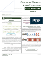 Exercícios Física - Ondulatória: Fenômenos Sonoros e Instrumentos Musicais