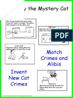 Macavity the Mystery Cat Crime and Alibi Cards