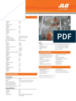 JLG E Boom Series Spec Sheet P