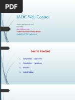 IWCF Level 1 Well Control Syllabus | PDF