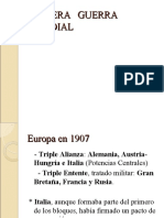 Primera Guerra Mundial 4°medio