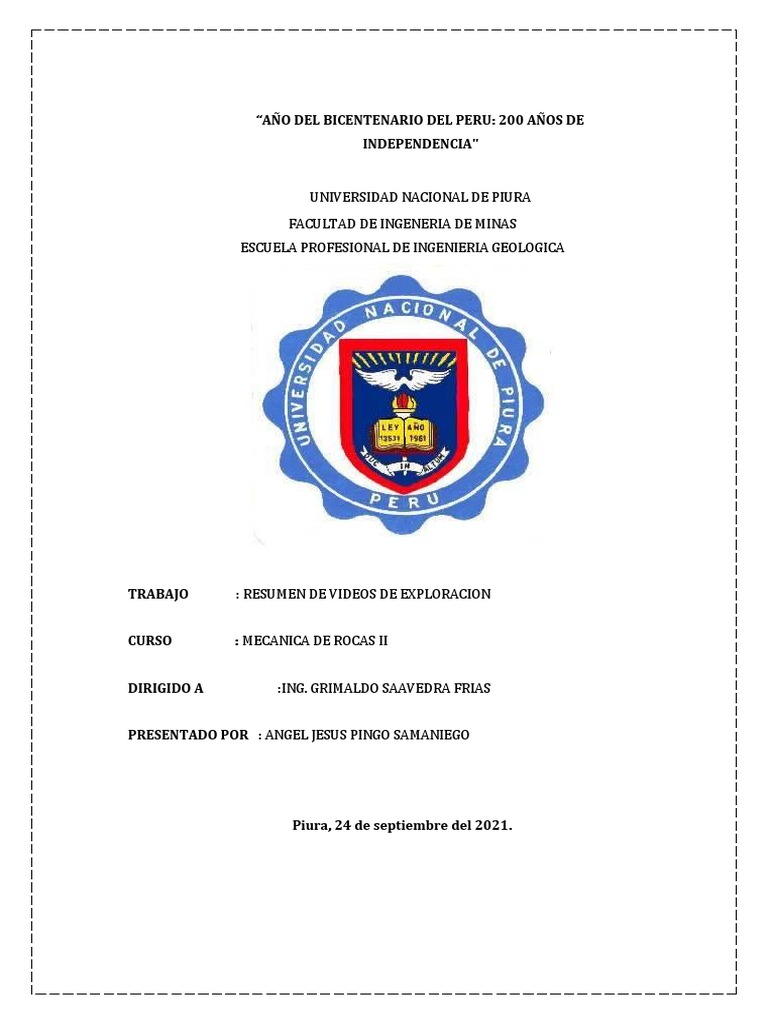 Resumen Videos de Exploracion PDF