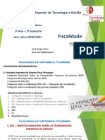 5. O IMT - Fiscalidade - Licenciatura em Solicitadoria 1º Ano - 2020-2021-PPT