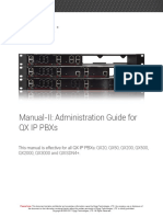 Manual-Ii - Administration Guide For QX Ip Pbxs