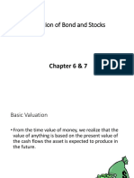 Bond and Stock Valuation