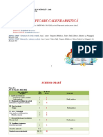 Planificare Calendaristica Anuala Integrata Clasa I