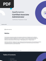 AppDynamics Certified Associate Administrator Preparation Guide