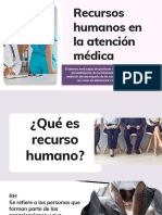 Recursos Humanos en La Atención Médica