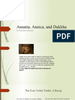 Annatta, Annica, and Dukkha Power Point