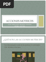 Acciones Motrices