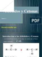 Tema 1 Aldehidos y Cetonas