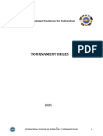 Tournament Rules: International Taekwon-Do Federation