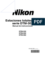 Manual de Usuario Estacion Total Nikon DTM-302