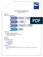 CA Activity 6: Healthy Living: Task 1a