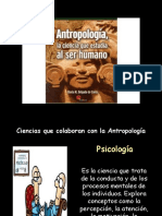 Ciencias Que Ayudan A La Antropología
