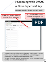 Creating A Plain Paper Test Key: Start Out by Making A New Answer Key Like You Normally Would